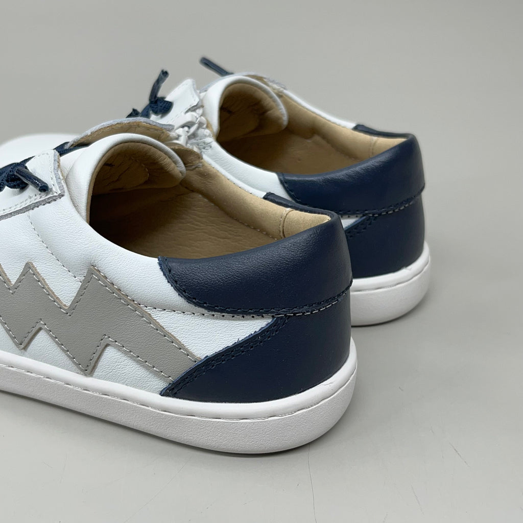 OLD SOLES Bolty Jogger Sneakers Kid’s Sz 13.5 EU 31 Snow/Gris/Navy #6155