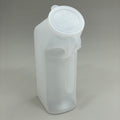 MEDEGEN MEDICAL PRODUCTS (50 PK) Male Urinal w/ Hanging Lid Translucent 1 qt  H140-01 (Distressed Box)