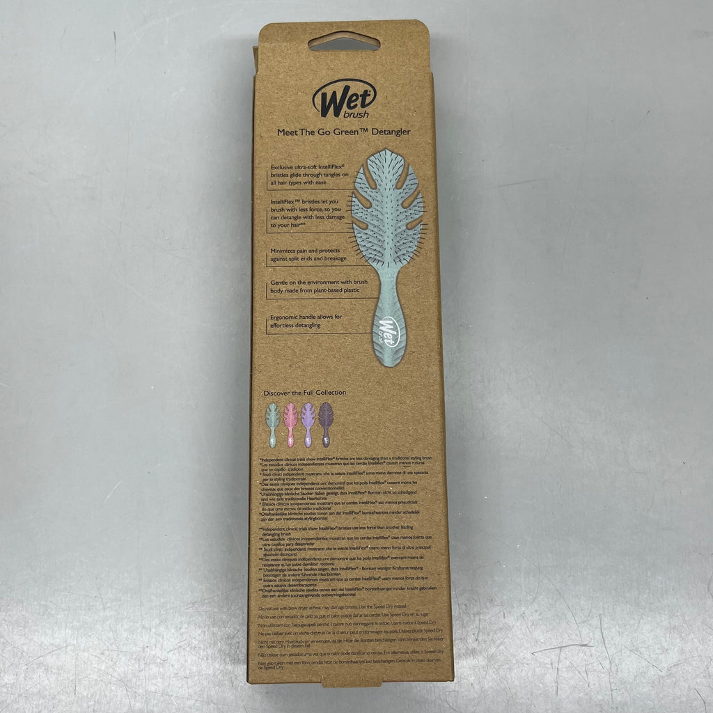 WET BRUSH (2 PACK) Go Green Detangler Brush Green GYBIO830ASST