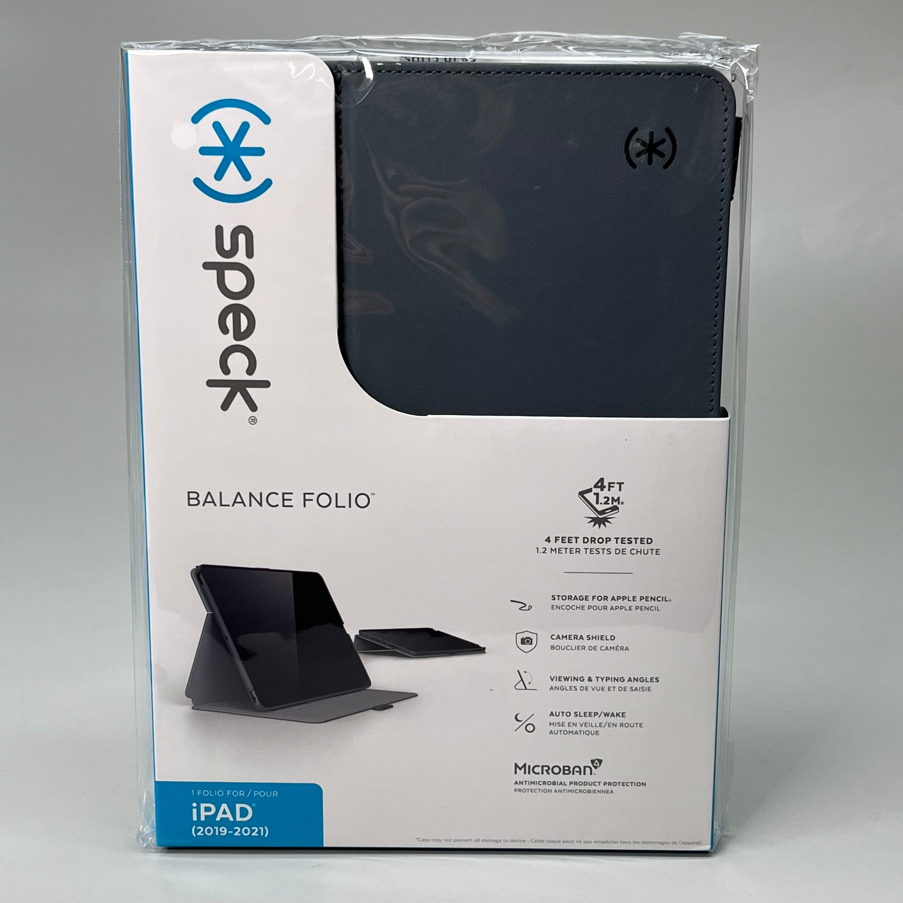 SPECK Balance Folio Case – 10.2” iPad ONLY (7th/8th/9th Gen 2019–2021) – NOT 9.7”