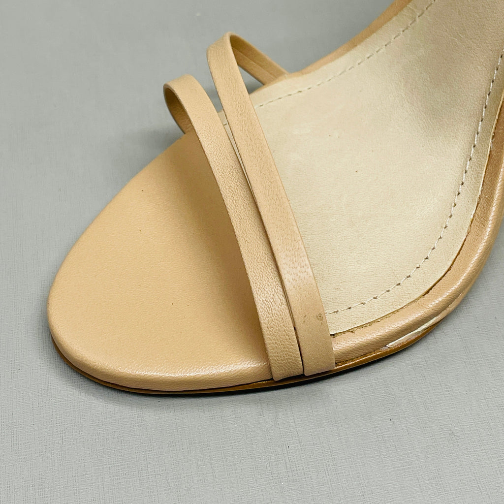SCHUTZ Deonne Casual Deluxe Nappa Leather Sandal True Beige Sz 5 S013810172 (New)