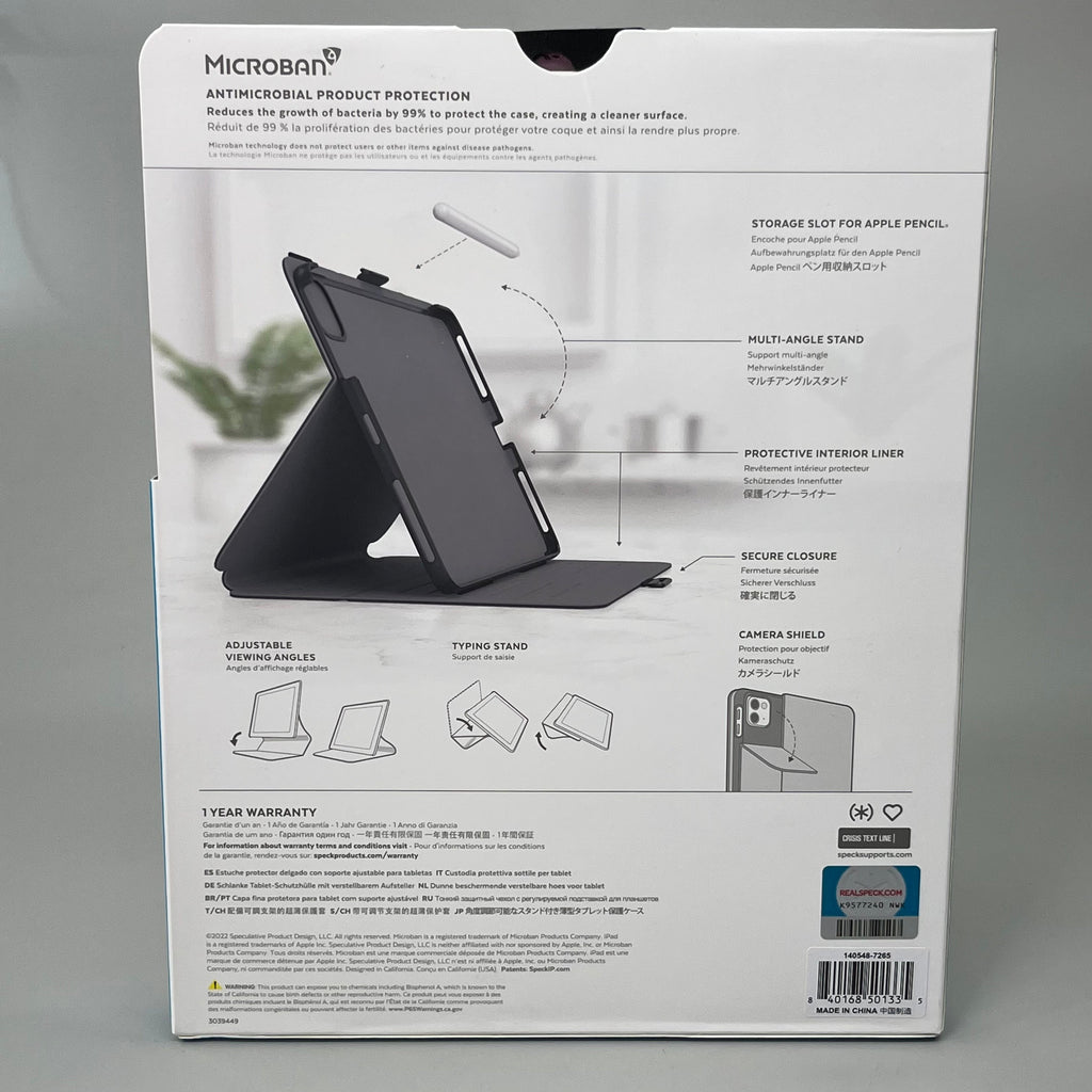 SPECK Balance Folio Ipad Case For Apple Ipad Pro 11 & Ipad Air Plumberry 140548-7265