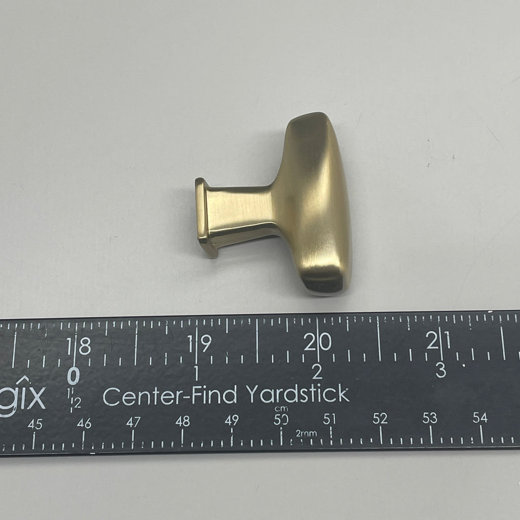 BERENSON (25 PK) Subtle Surge Modern Brushed Gold Knob 1240-1MDB-P