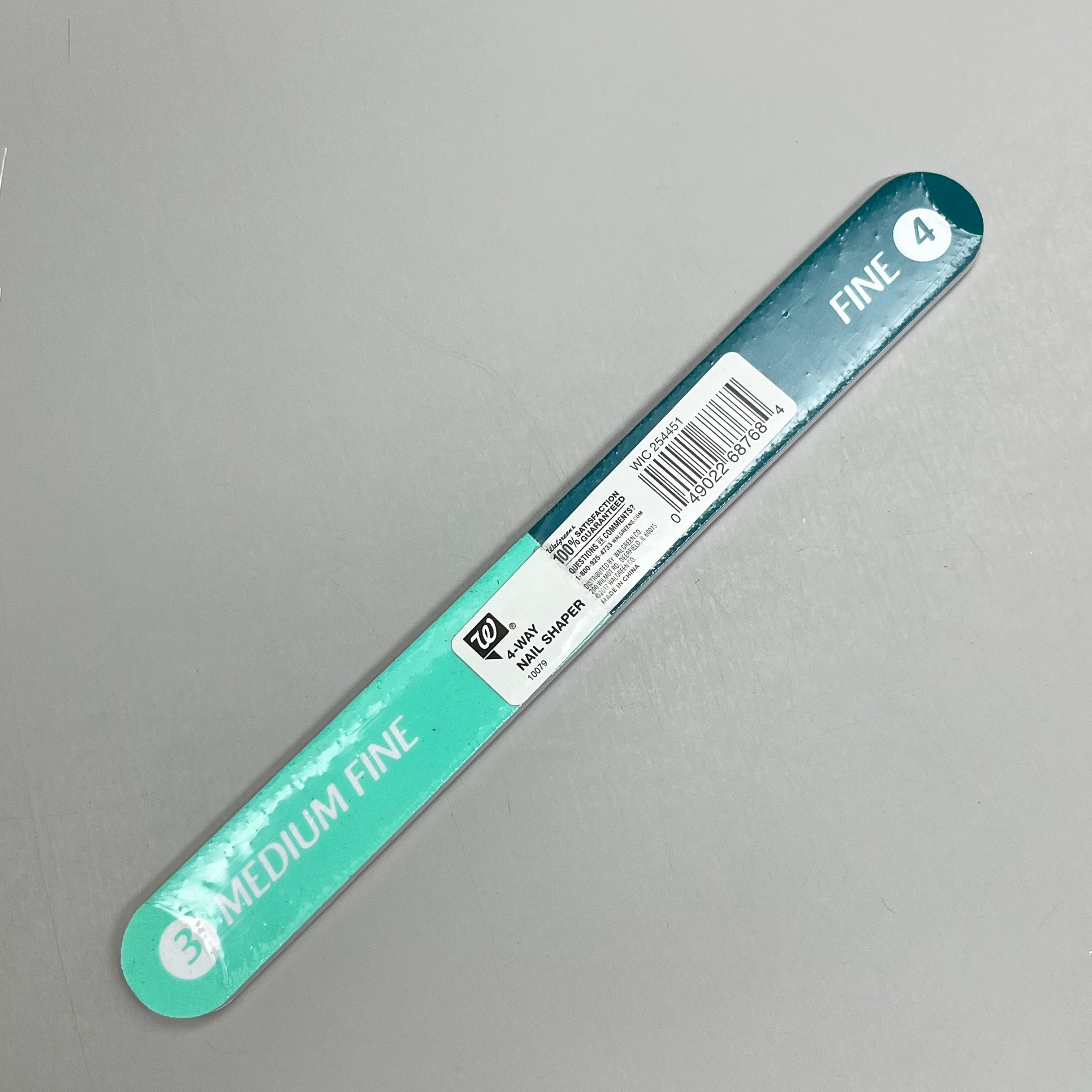 Walgreens Nail Files 4-Way Buffer 7” – 6 Pack Coarse to Fine Grit Shapers