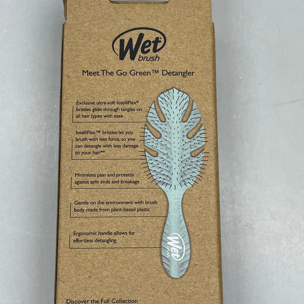 WET BRUSH (2 PACK) Go Green Detangler Brush Green GYBIO830ASST