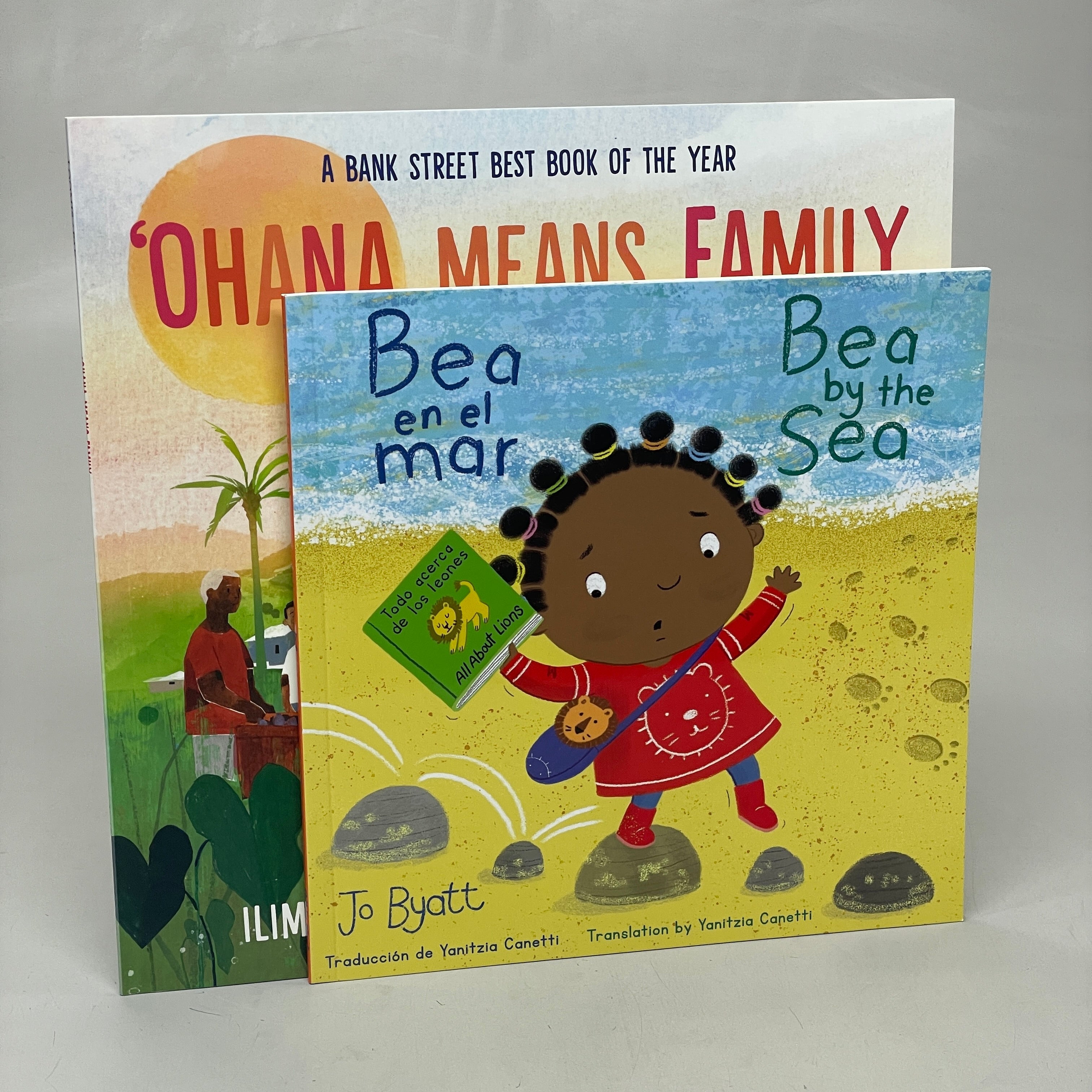 Lot of 2 Books BEA BY THE SEA By Jo Byatt & 'OHANA MEANS FAMILY By Ilima Loomis