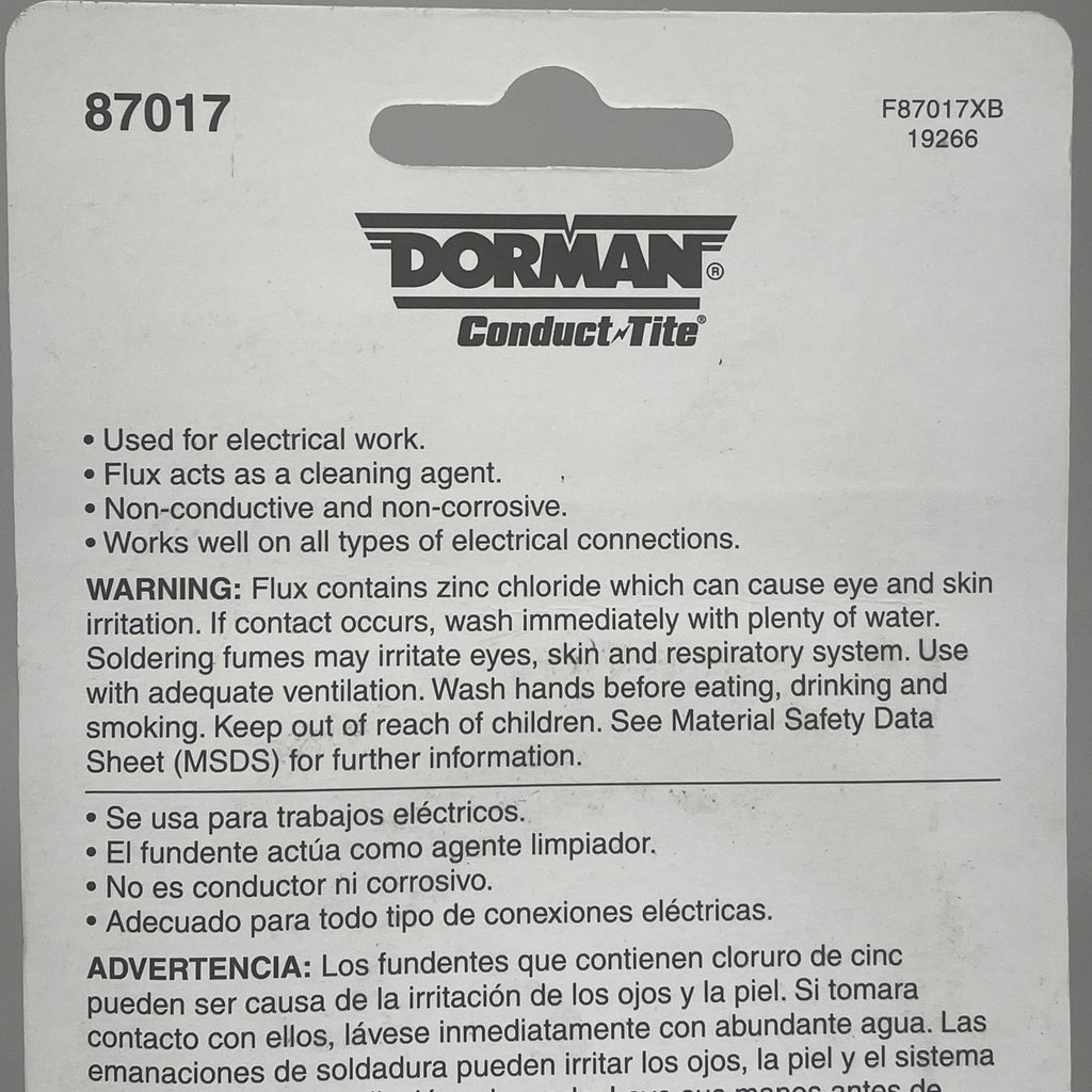 DORMAN (2 PACK) Lead-Free Rosin Core Solder 87017