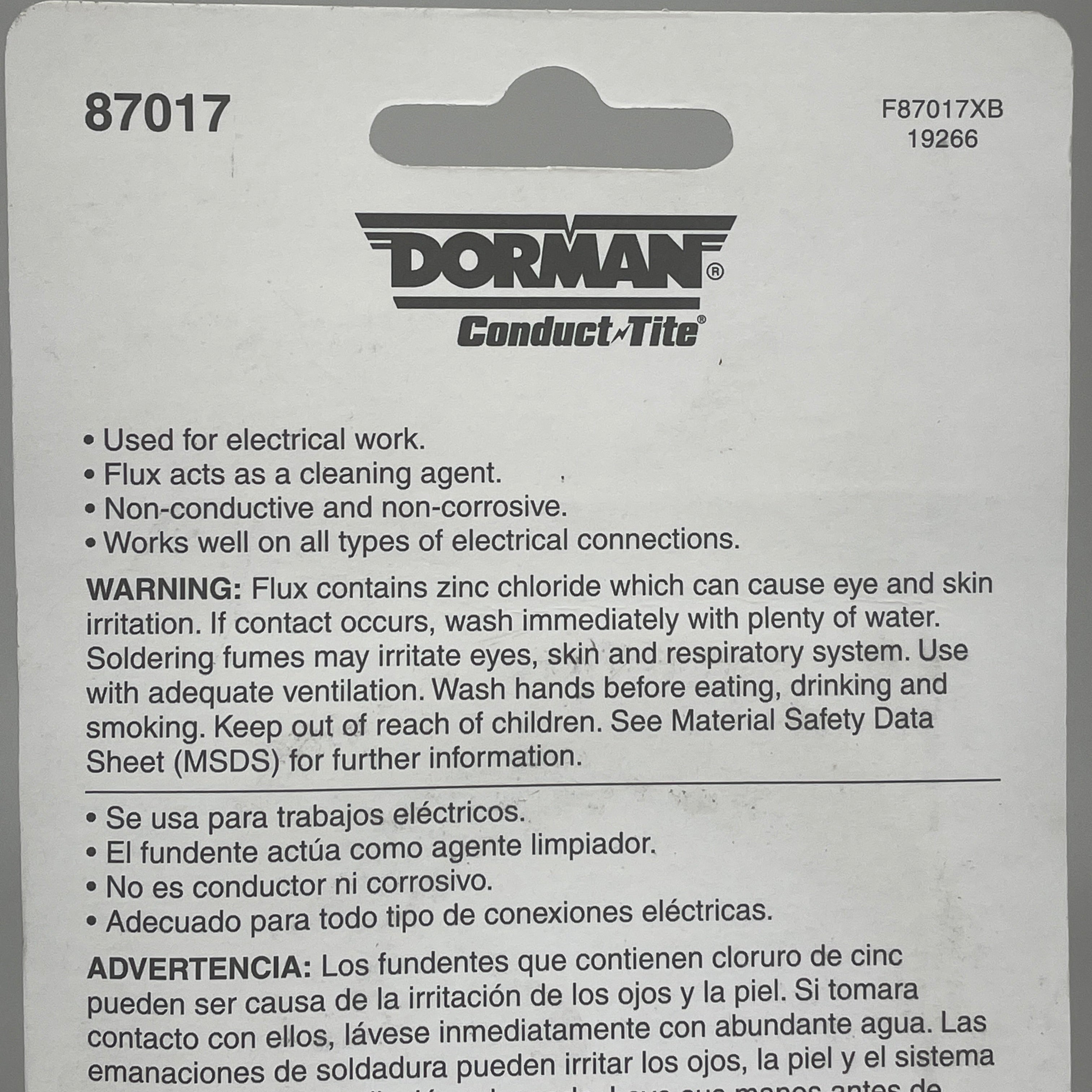 DORMAN (2 PACK) Lead-Free Rosin Core Solder 87017