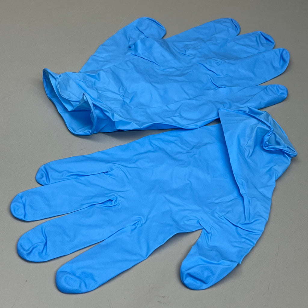 HOSPECO NPF (1,000 PACK) Nitrile Powder Free Exam Gloves Sz S Blue GL-N106FS