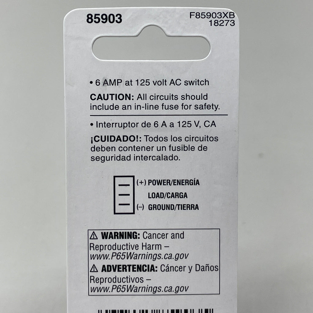 DORMAN (5 PACK) Electrical Switches Metal Bat w/ Screw Terminals 6 Amp 72 Watts 85903