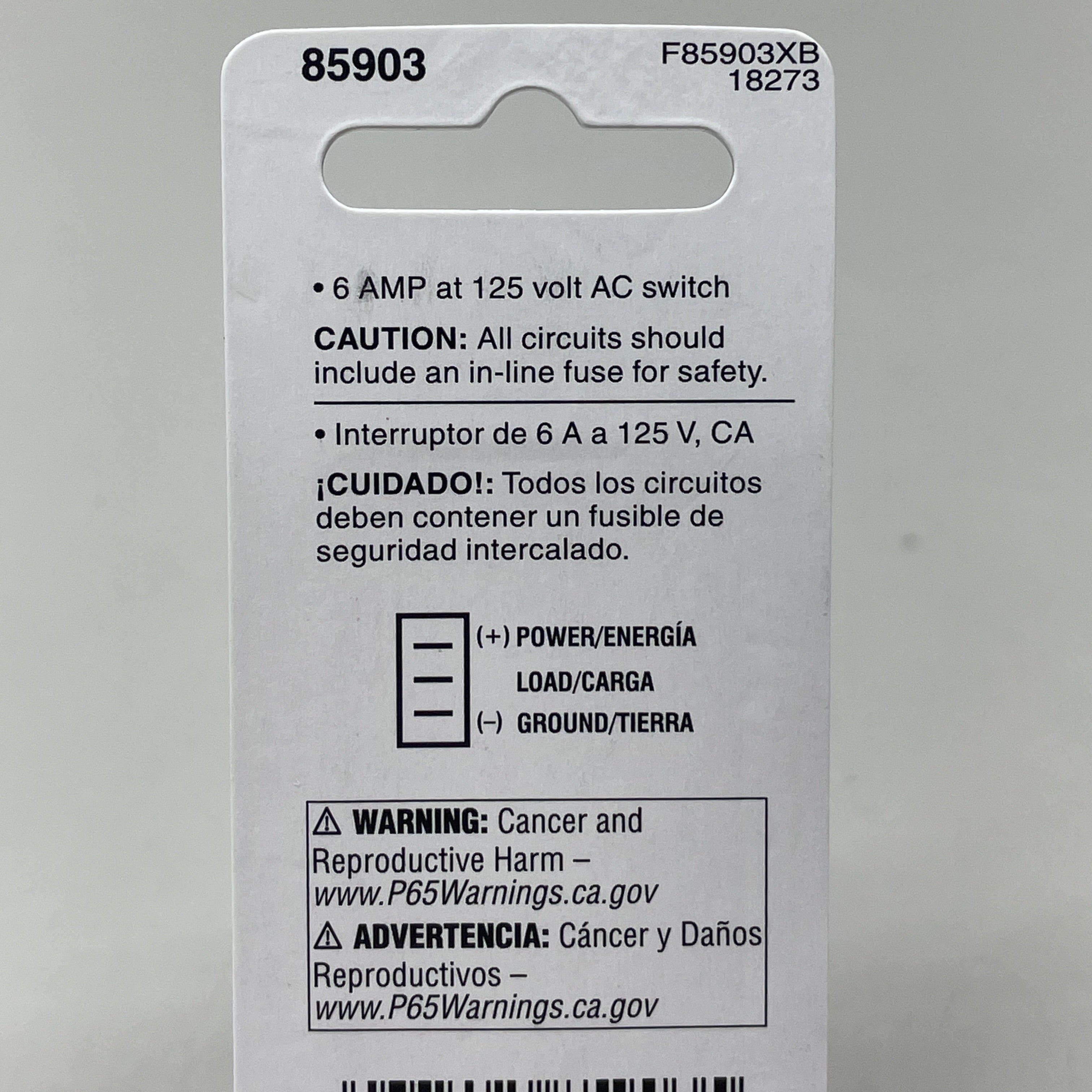 DORMAN (5 PACK) Electrical Switches Metal Bat w/ Screw Terminals 6 Amp 72 Watts 85903