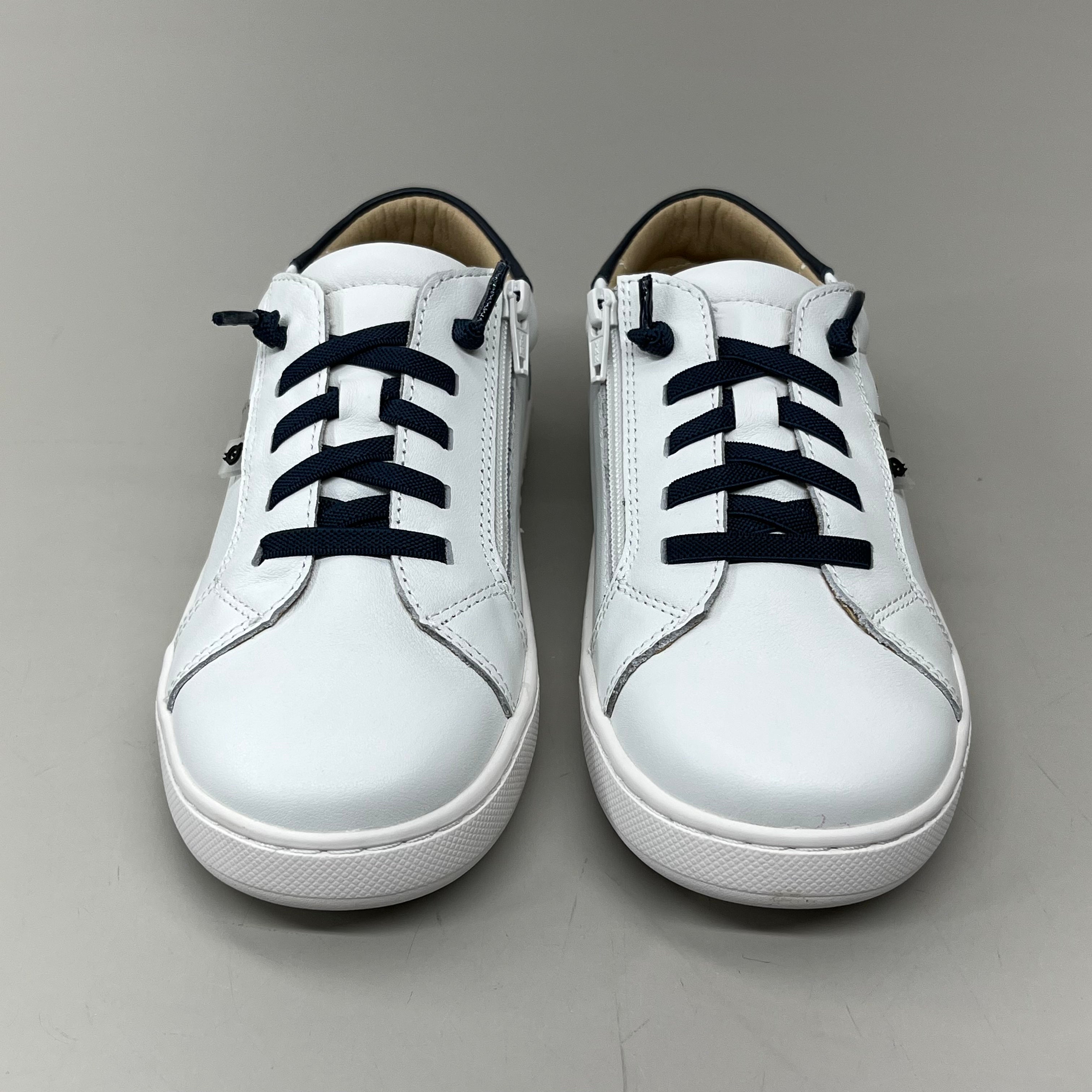 OLD SOLES Bolty Jogger Sneakers Kid’s Sz 13.5 EU 31 Snow/Gris/Navy #6155