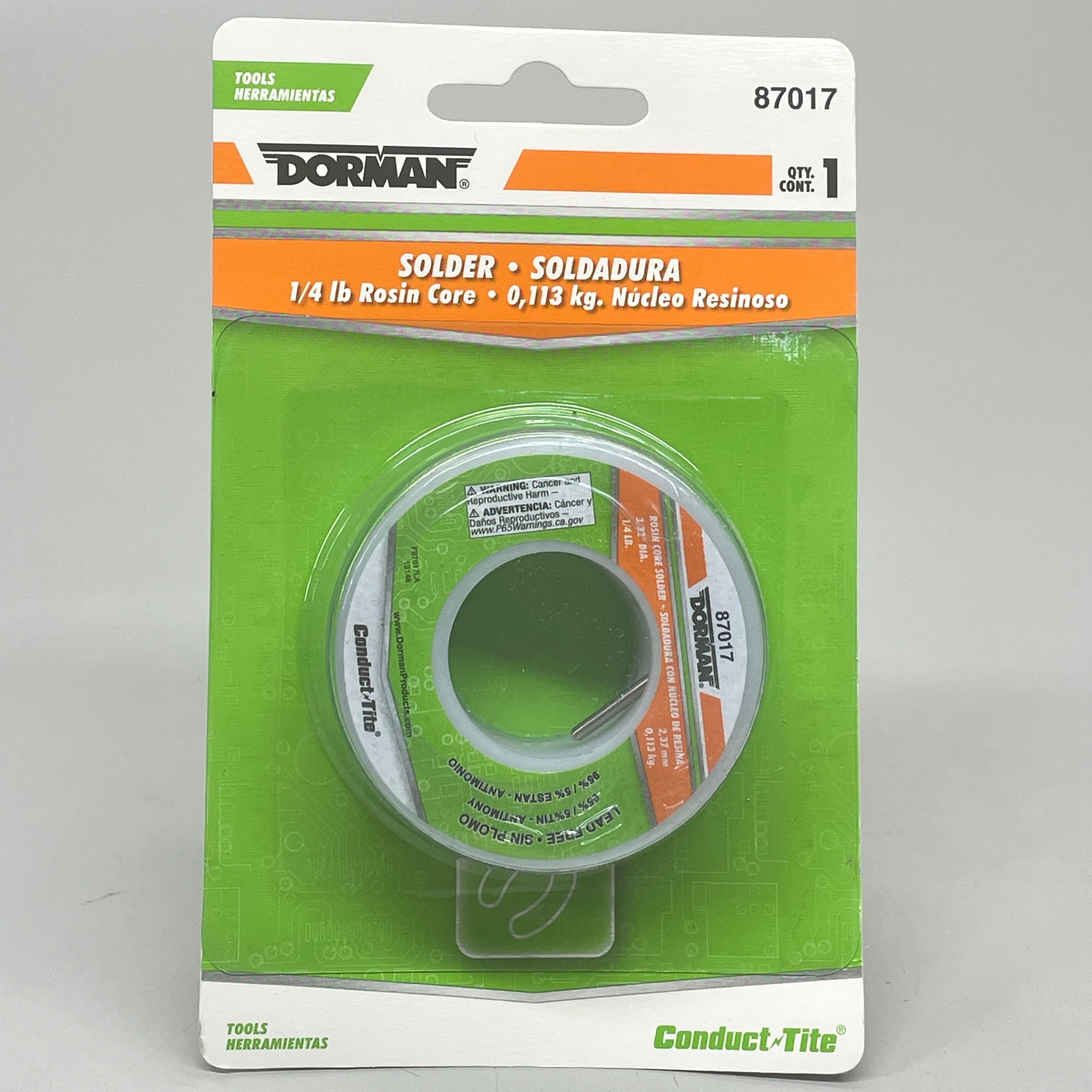 DORMAN (2 PACK) Lead-Free Rosin Core Solder 87017
