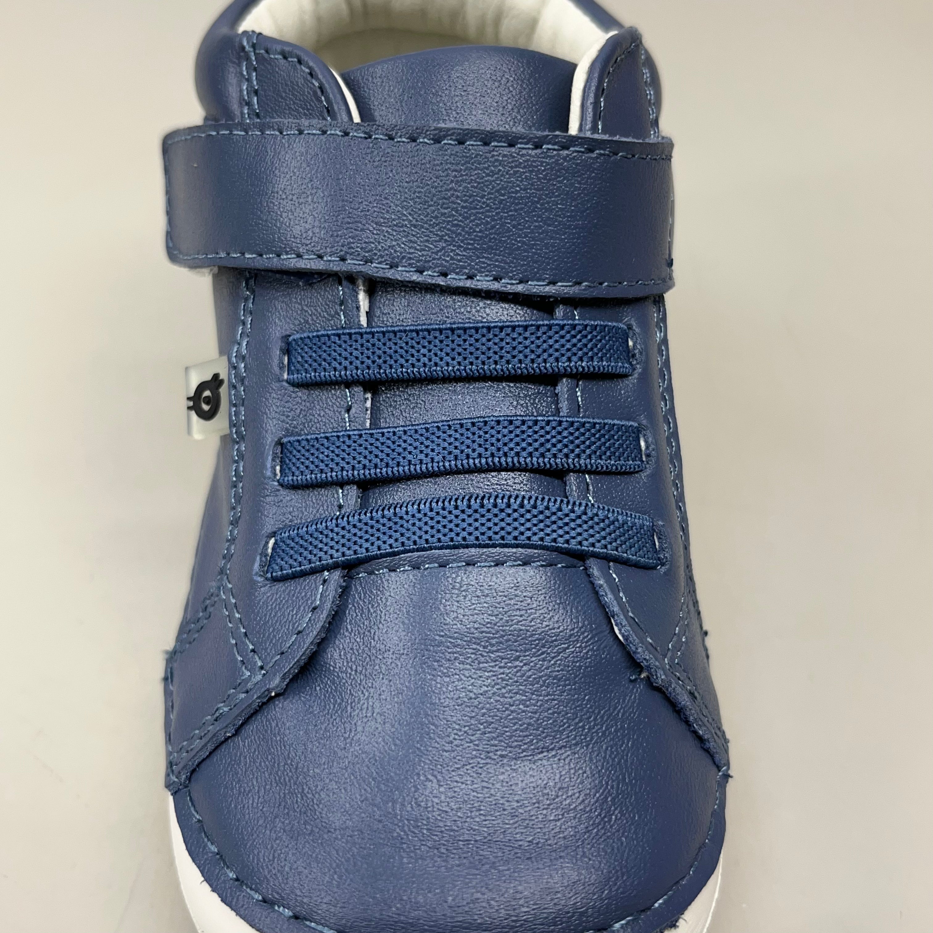 OLD SOLES Baby Rainbow Champster Leather Shoe Sz 20 US 4 Petrol/Snow/Jade/Gris #4091