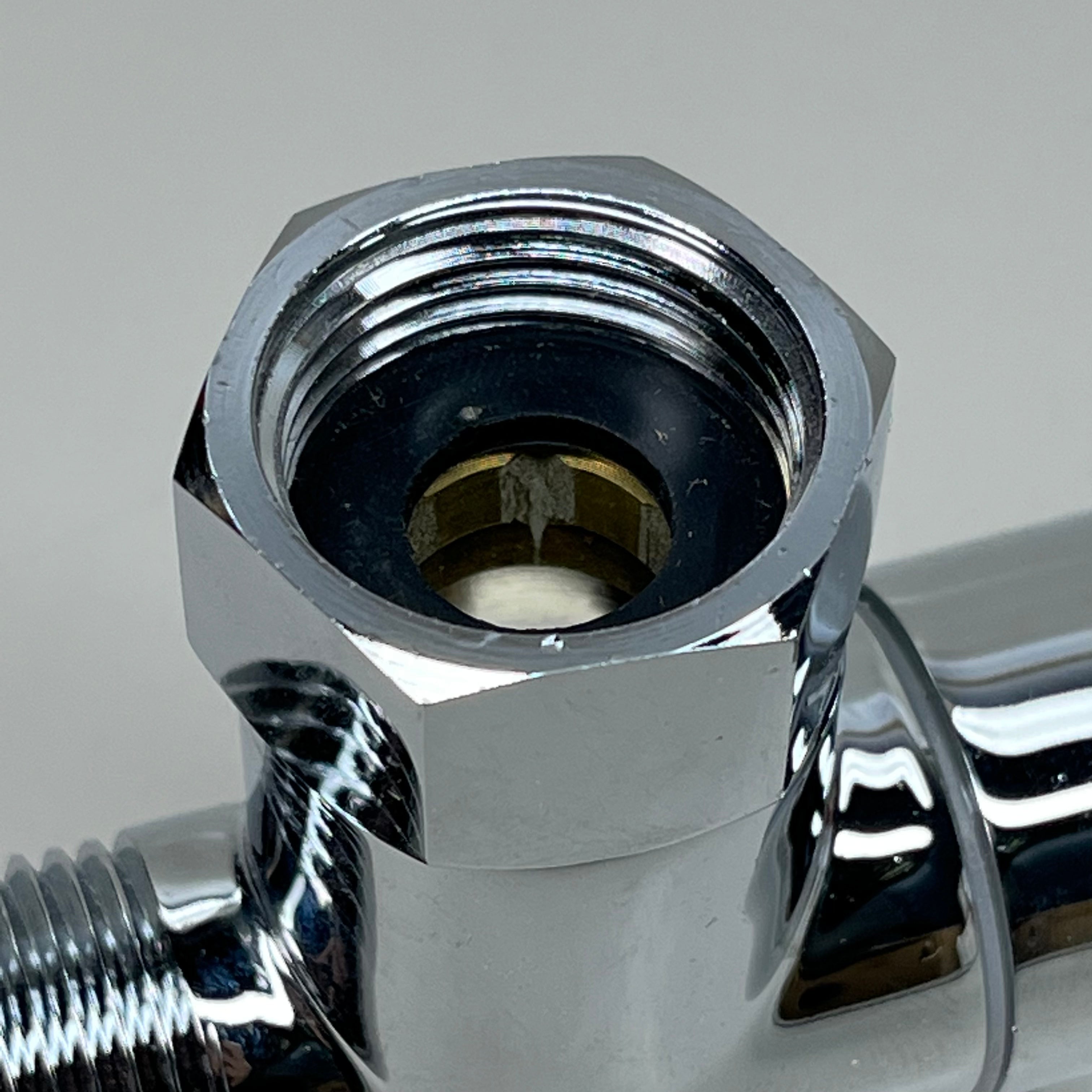 LUXE Lot of 11! Bidet Shut-Off Valve T-adapter 3 Way Connector 3" x 3" Silver