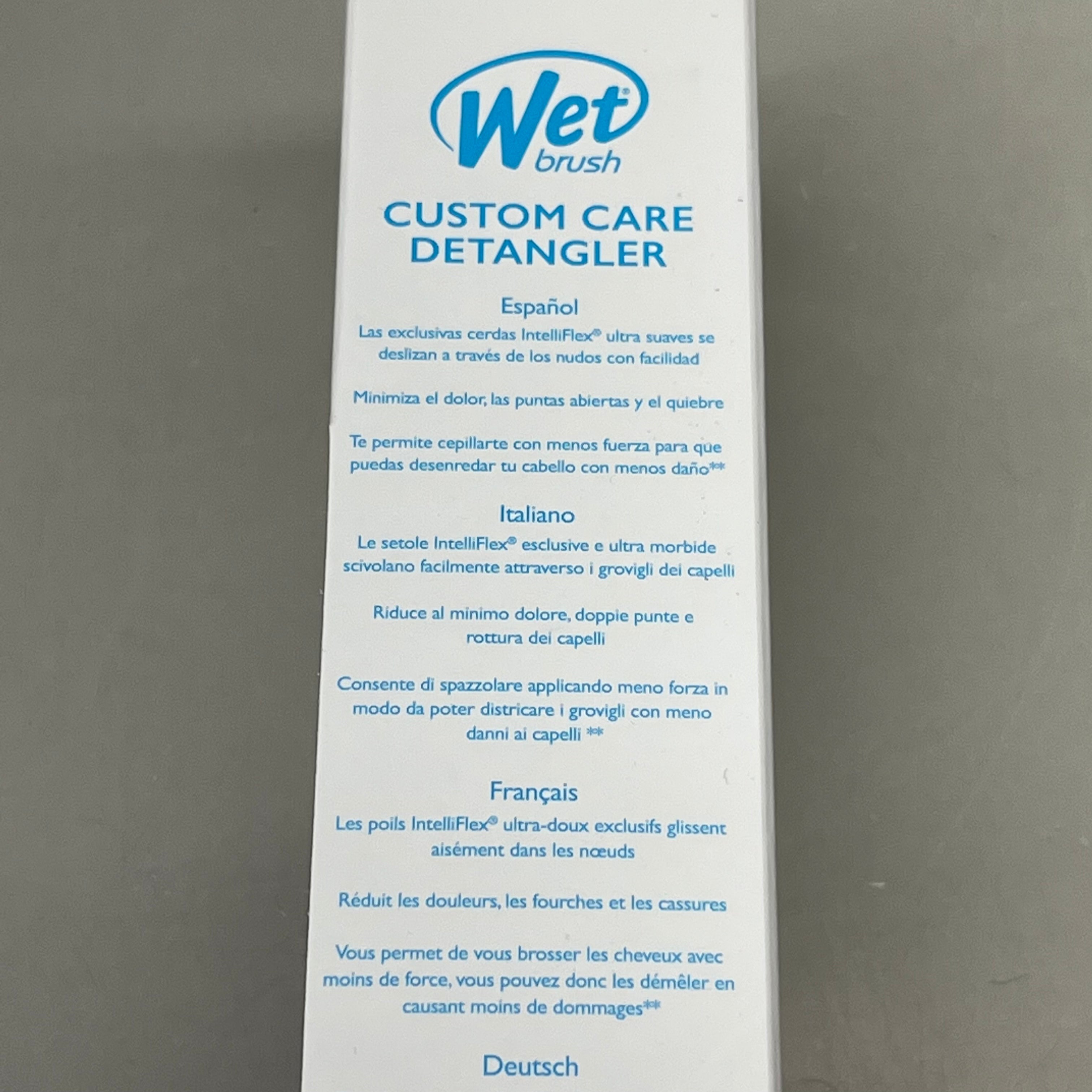 WET BRUSH (2 PACK) Custom Care Detangler Brush-Thick Hair Teal GYSPB830CCTH