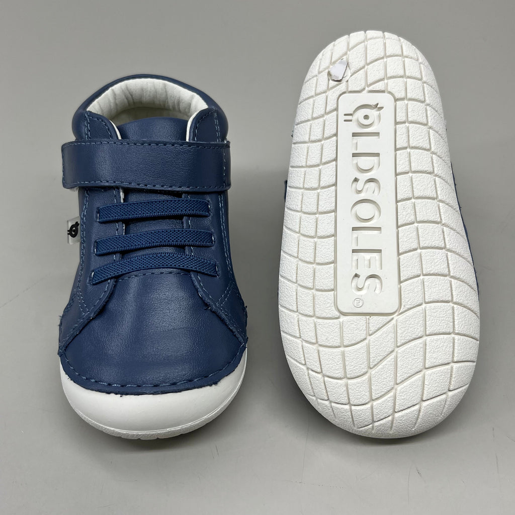 OLD SOLES Baby Rainbow Champster Leather Shoe Sz 20 US 4 Petrol/Snow/Jade/Gris #4091