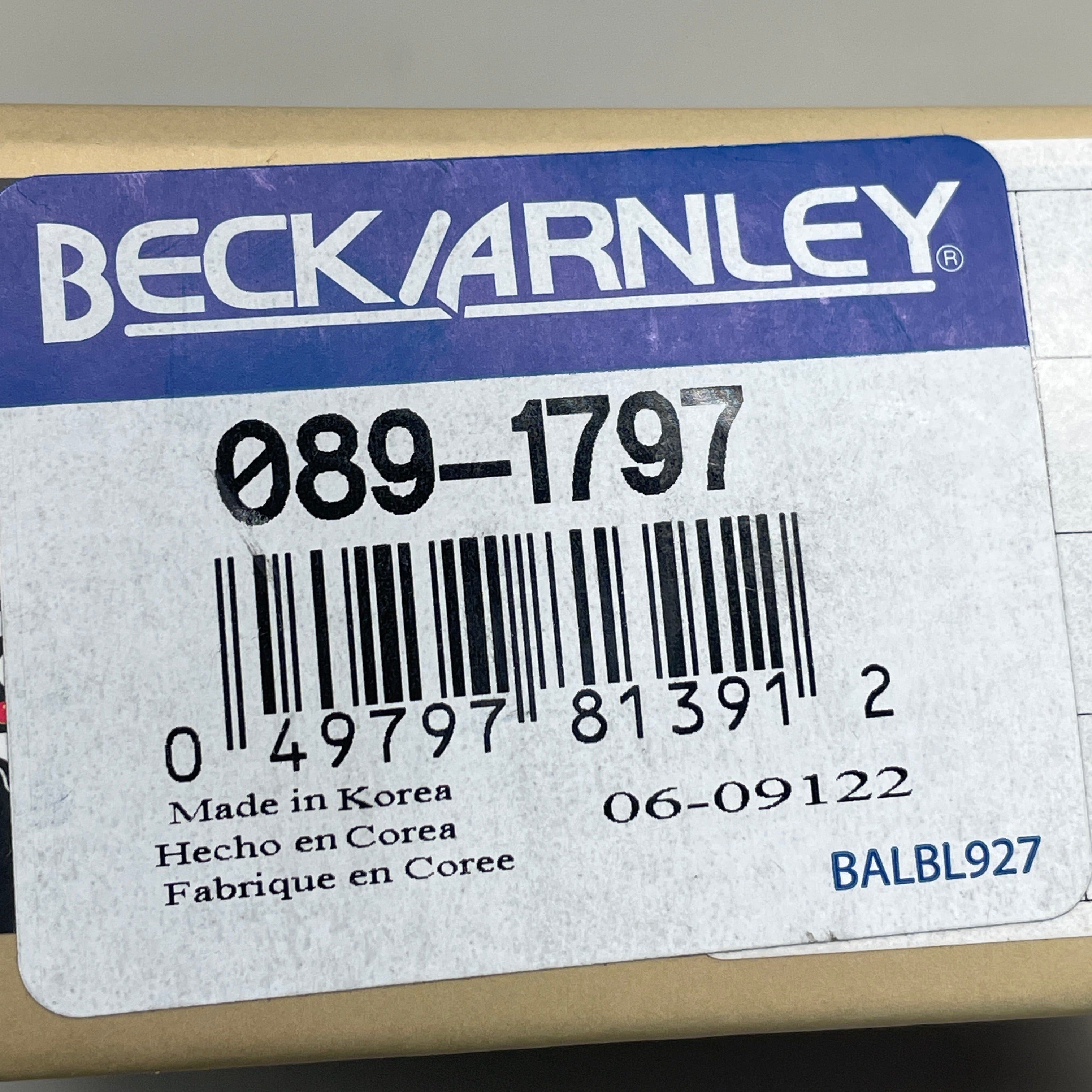 BECK ARNLEY Disc Brake Pad Ceramic for Hyundai Santa Fe 089-1797