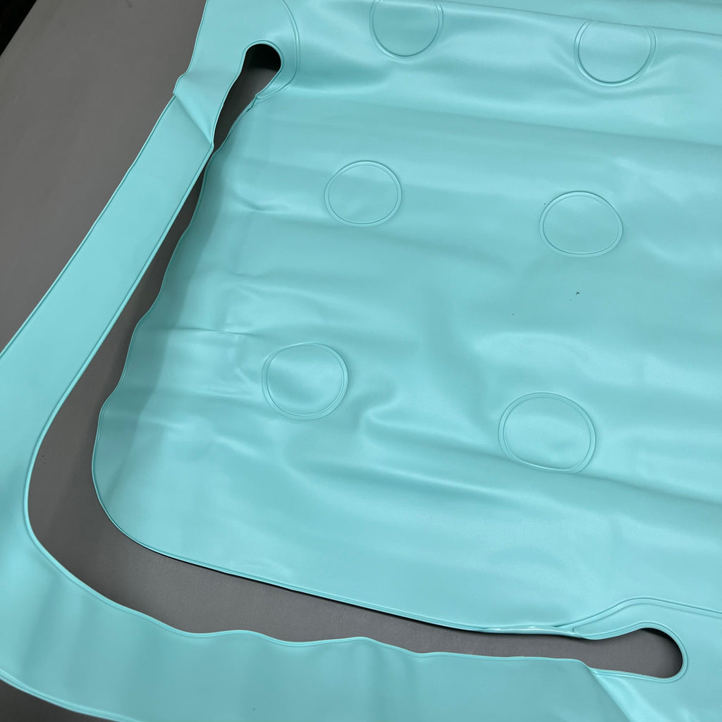 MOLNLYCKE Inflatable Static Air Mattress w/ Hand Pump Twin Teal 1400102