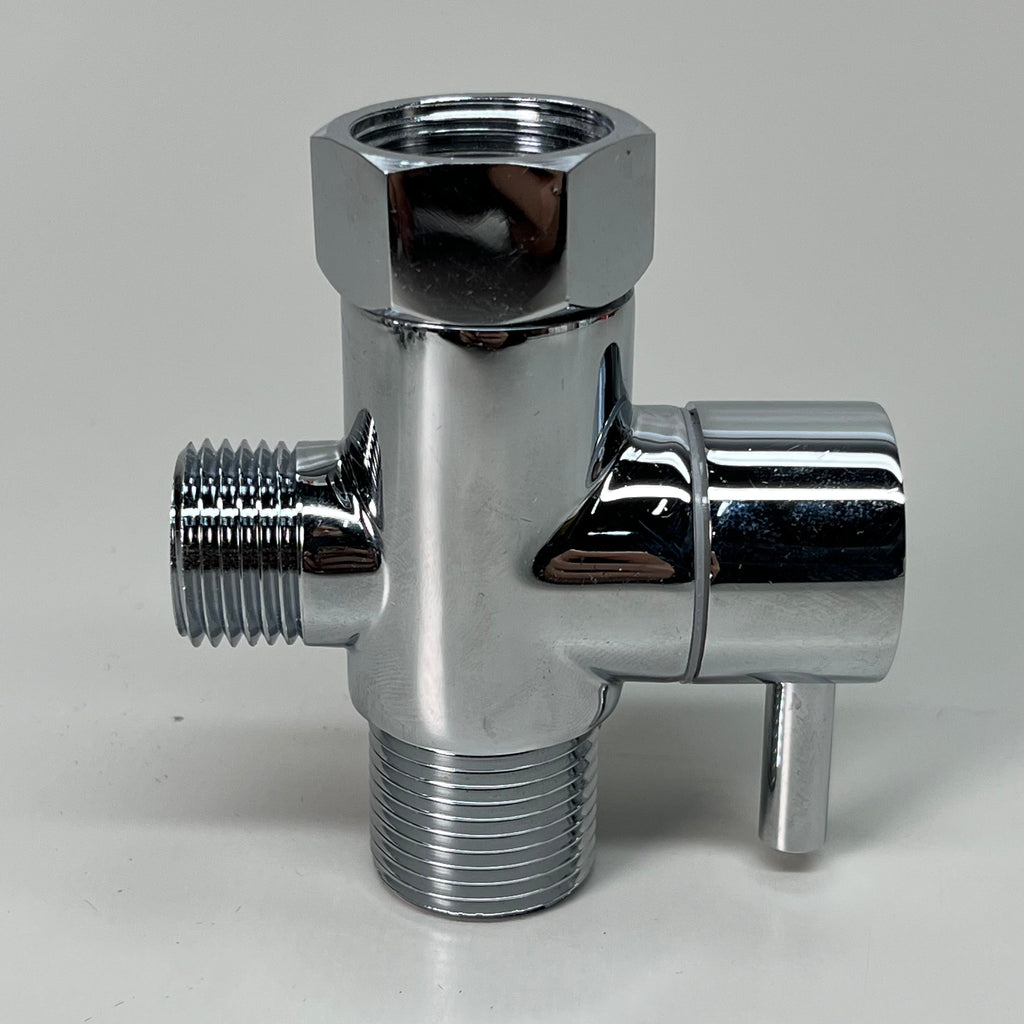 LUXE Lot of 11! Bidet Shut-Off Valve T-adapter 3 Way Connector 3" x 3" Silver