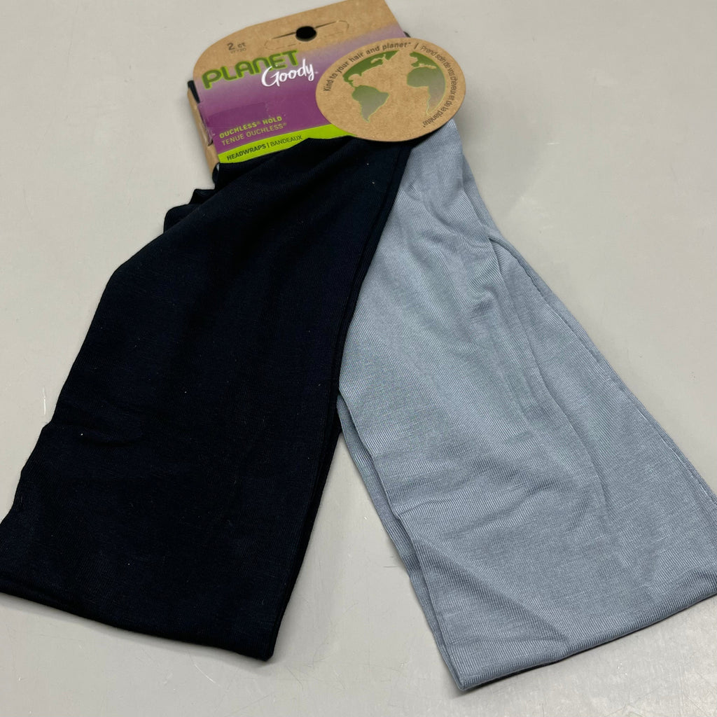 GOODY Ouchless Hold Head Wraps 9" Black/Grey 3001545