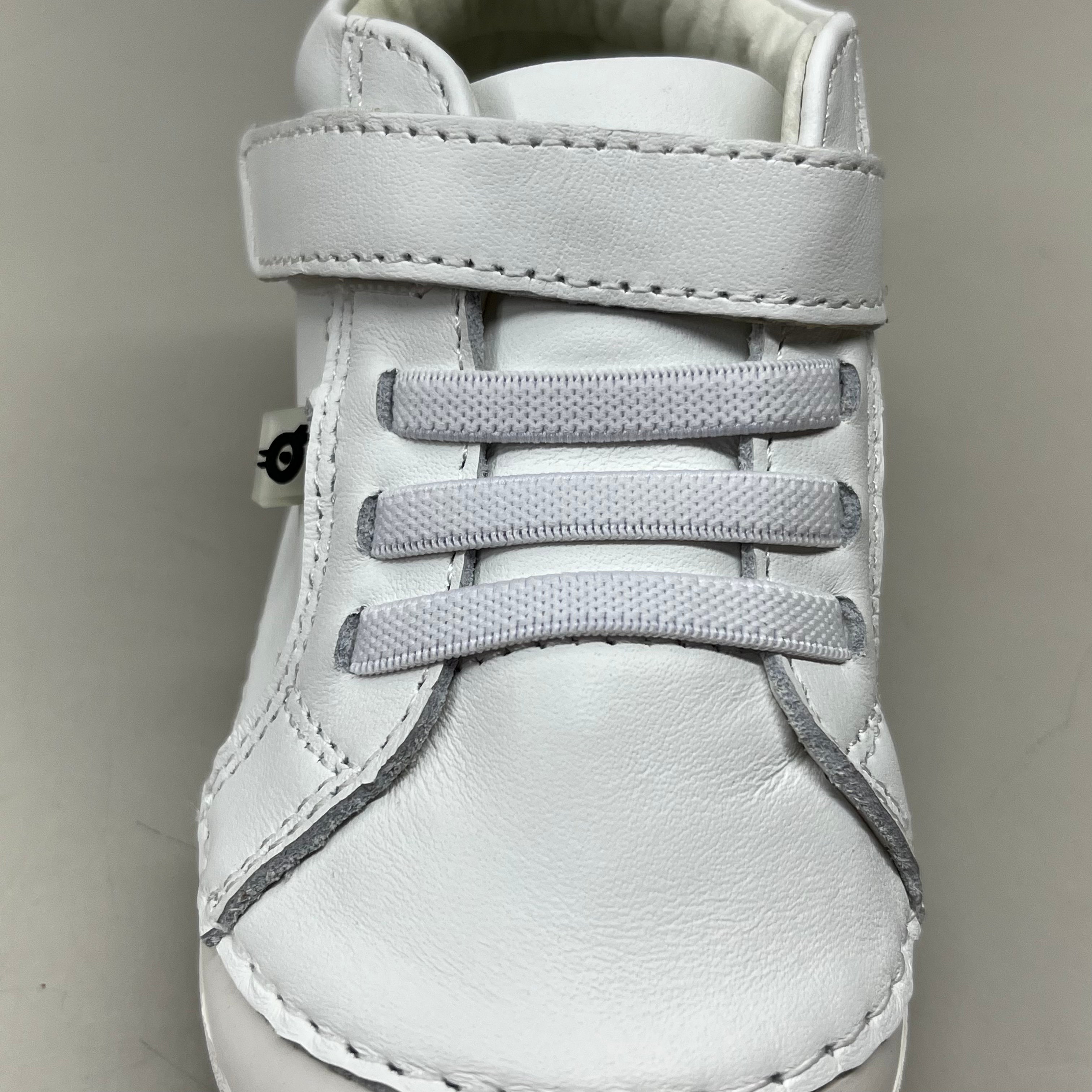 OLD SOLES Baby Champster Leather Shoe Sz 19 US 3 Snow/Red/ Pink/Silver #4091