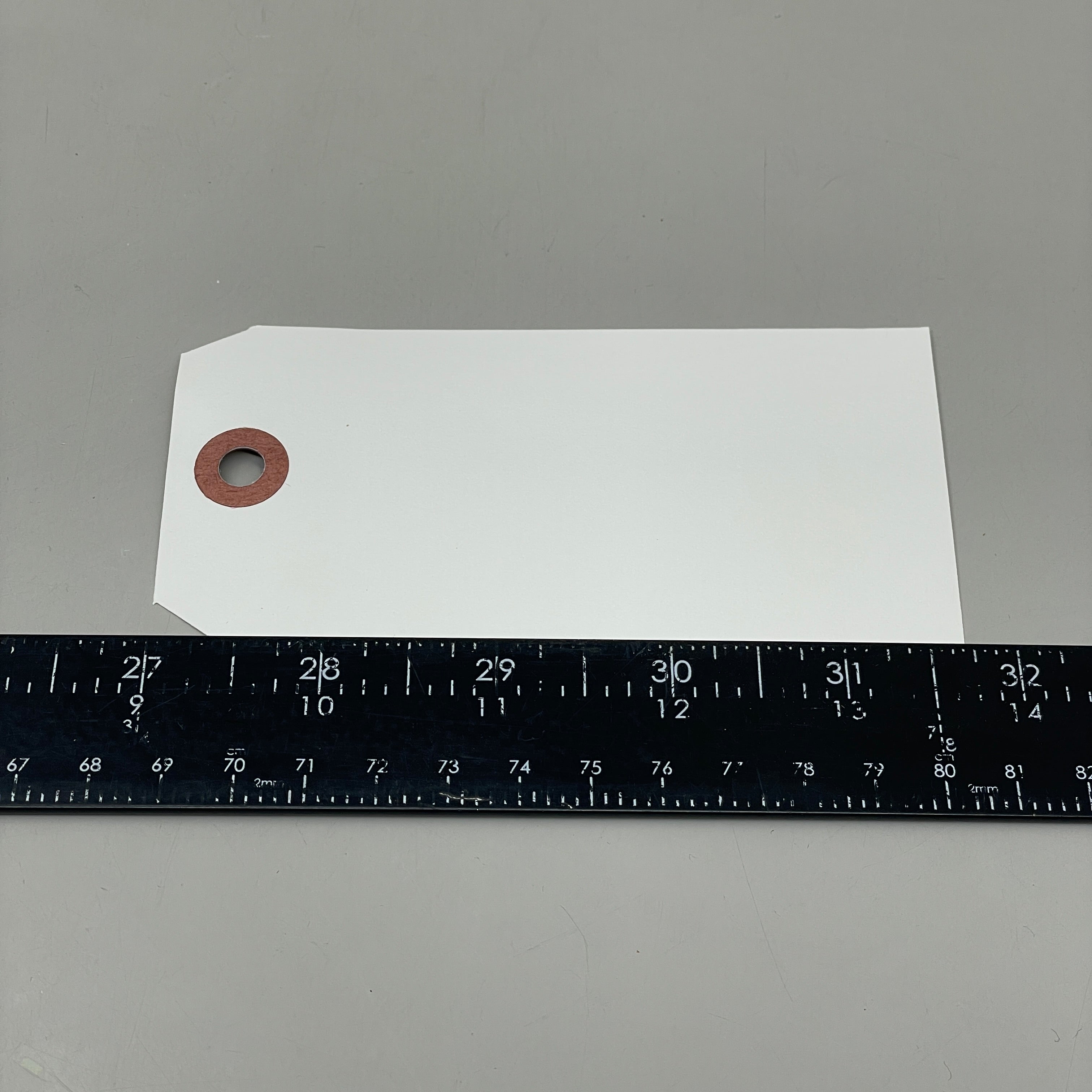 1,000 Shipping Hang Tags White 13 Pt. Cardstock 4 3/4" x 2 3/8" 513WHT