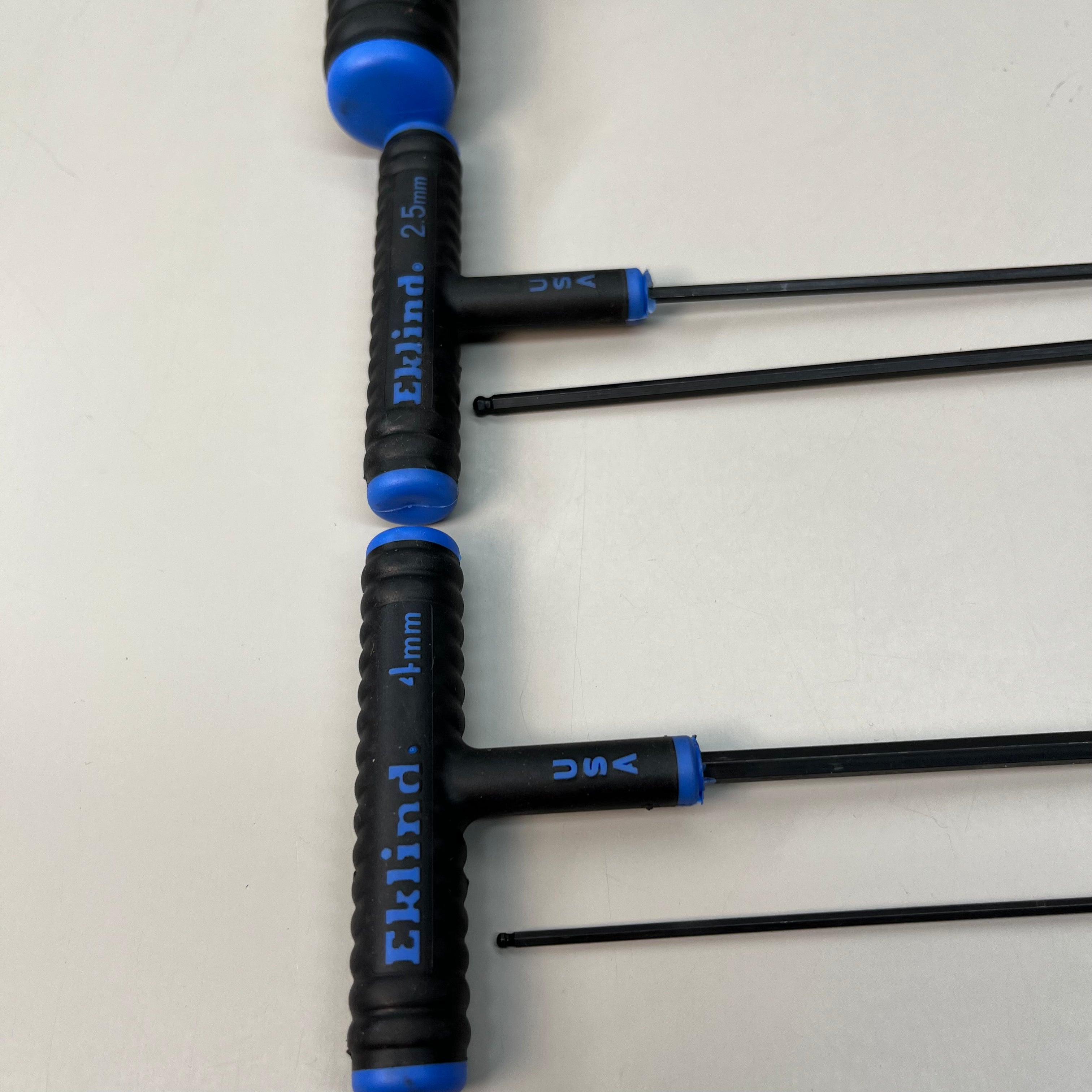 EKLIND Set of 2! Hex-Power-T 8 Hex Keys 6"/150mm 9"/230mm Blue 64808 64608