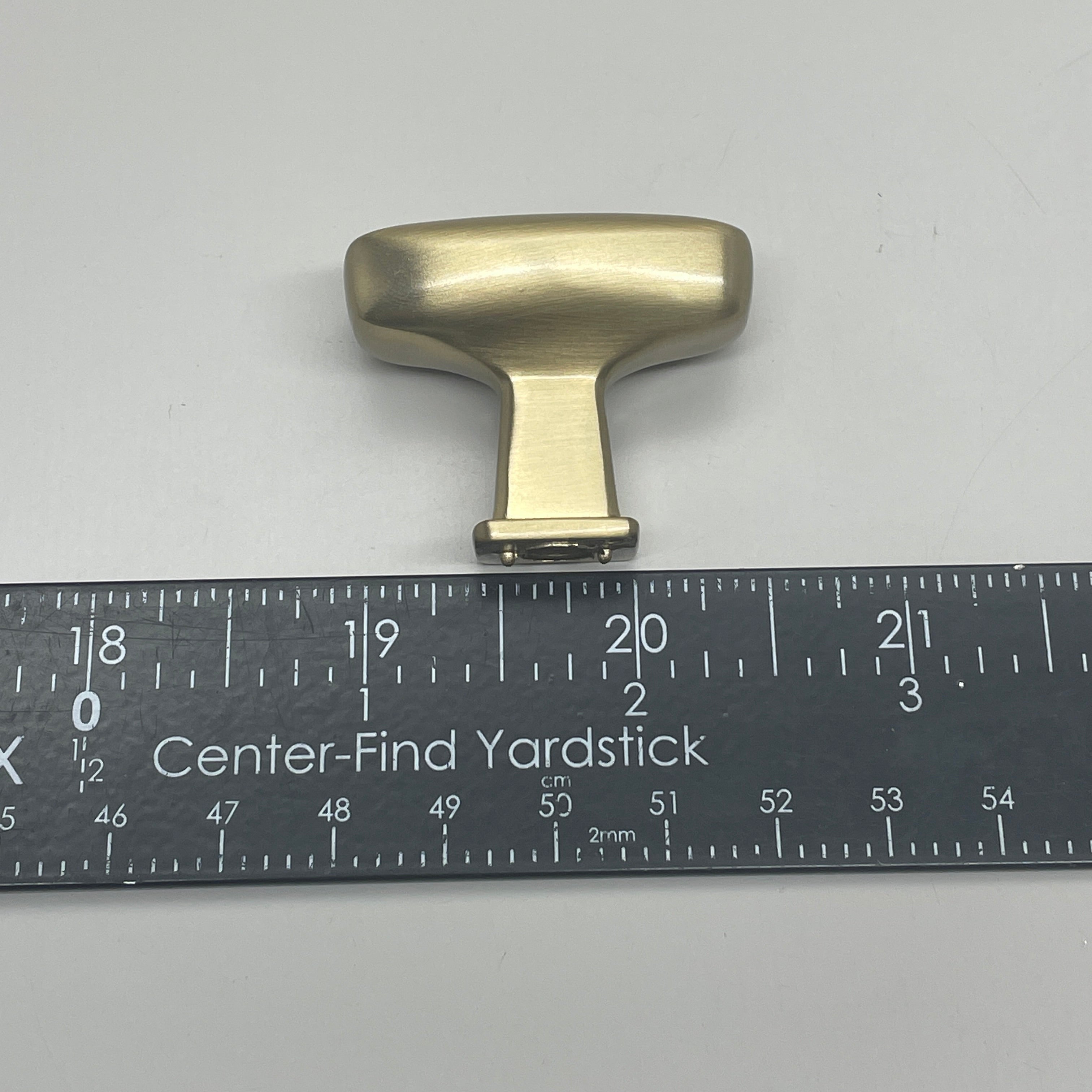 BERENSON (25 PK) Subtle Surge Modern Brushed Gold Knob 1240-1MDB-P