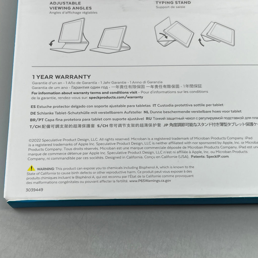 SPECK Balance Folio Ipad Case For Apple Ipad Pro 11 & Ipad Air Plumberry 140548-7265