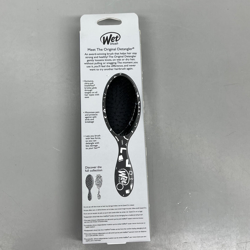WET BRUSH (2-PACK!) Original Detangler Hipster Assortment Black GYZWR830HIPS