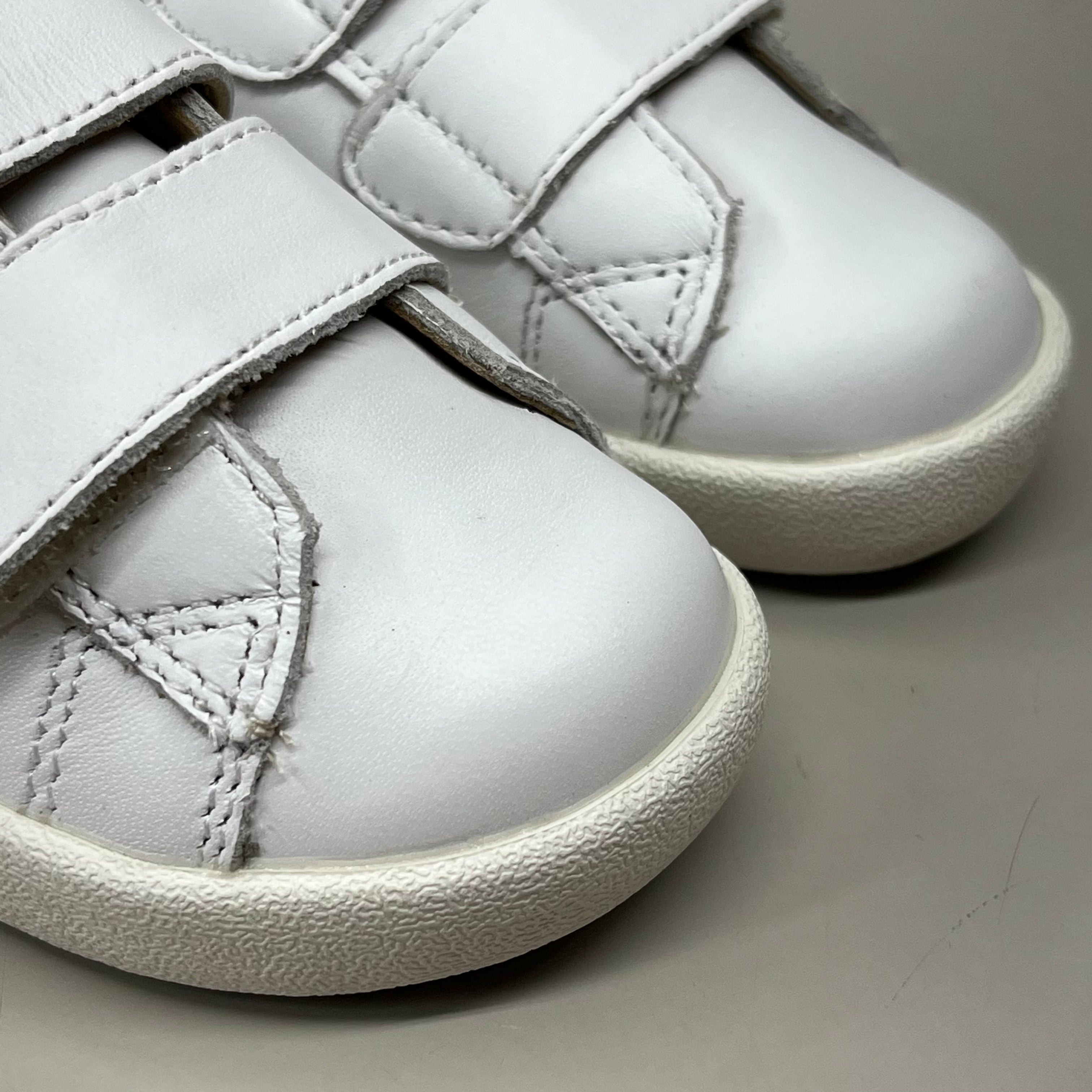 OLD SOLES Fullhouse Boys & Girls Leather Shoes Kid's Sz 5 EU 21 Snow / Indigo / Navy #5082