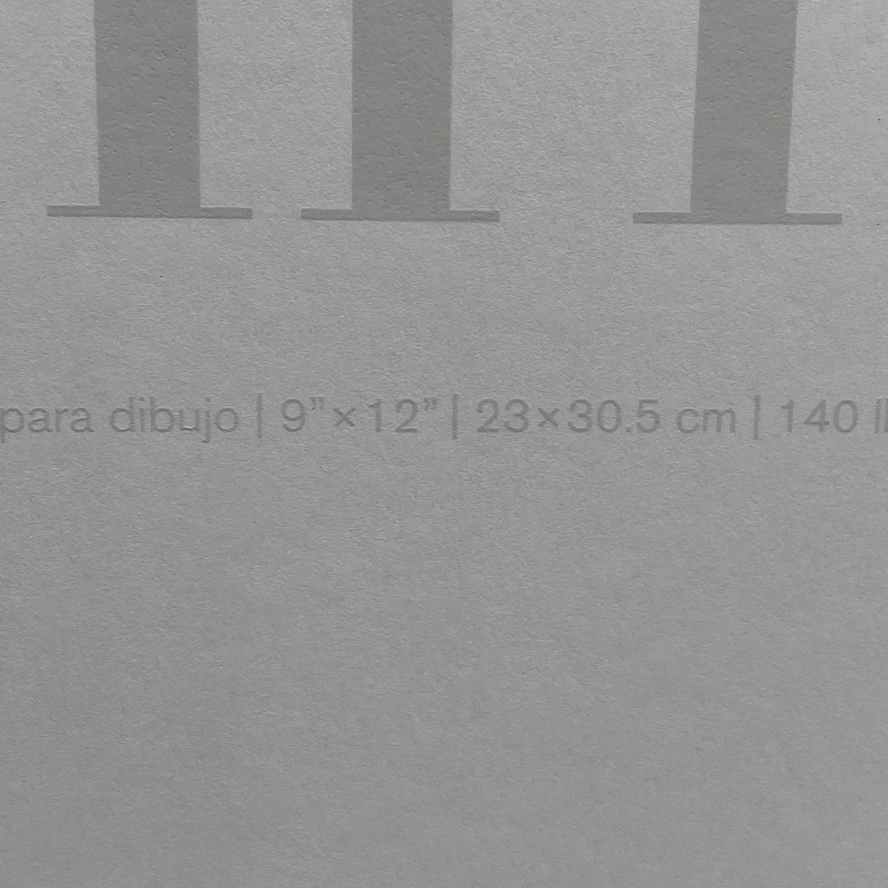 FABRIANO White White Drawing Pad 9"x12" 20 Sheets GSM: 300 65600287