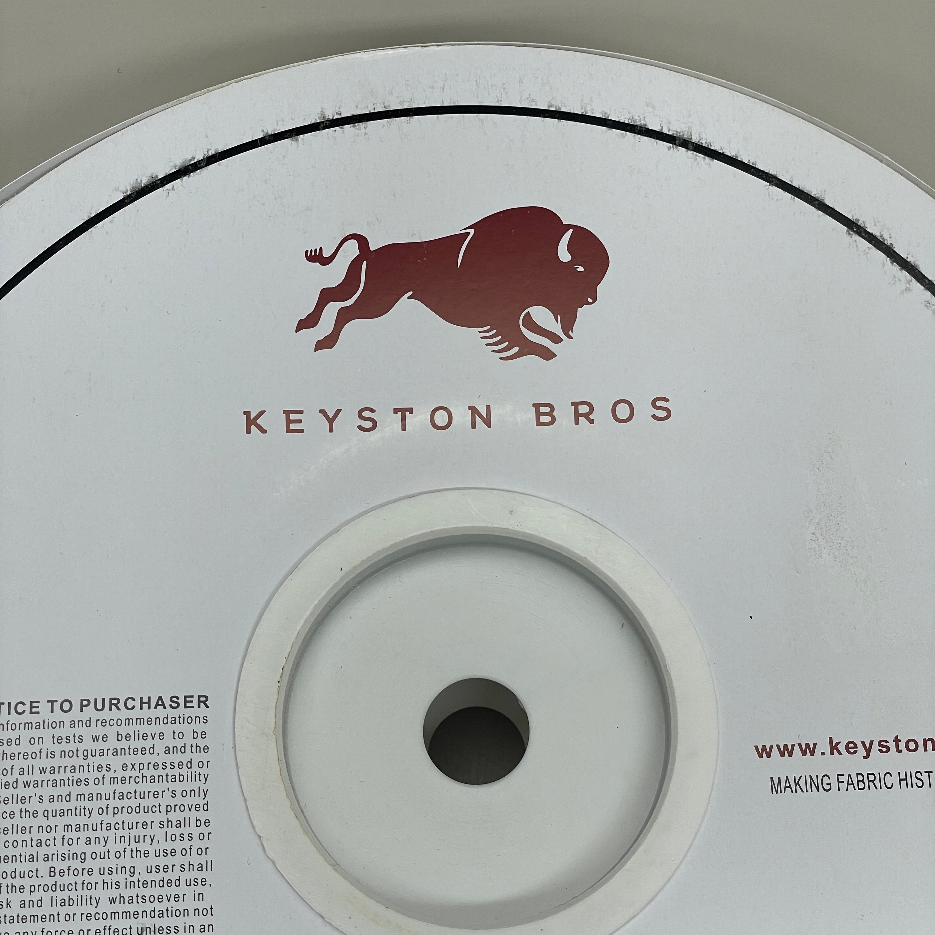 KEYSTON BROS 2" Pressure Sensitive Acrylic Based Adhesive Hook 25 yds White KY2HWHT