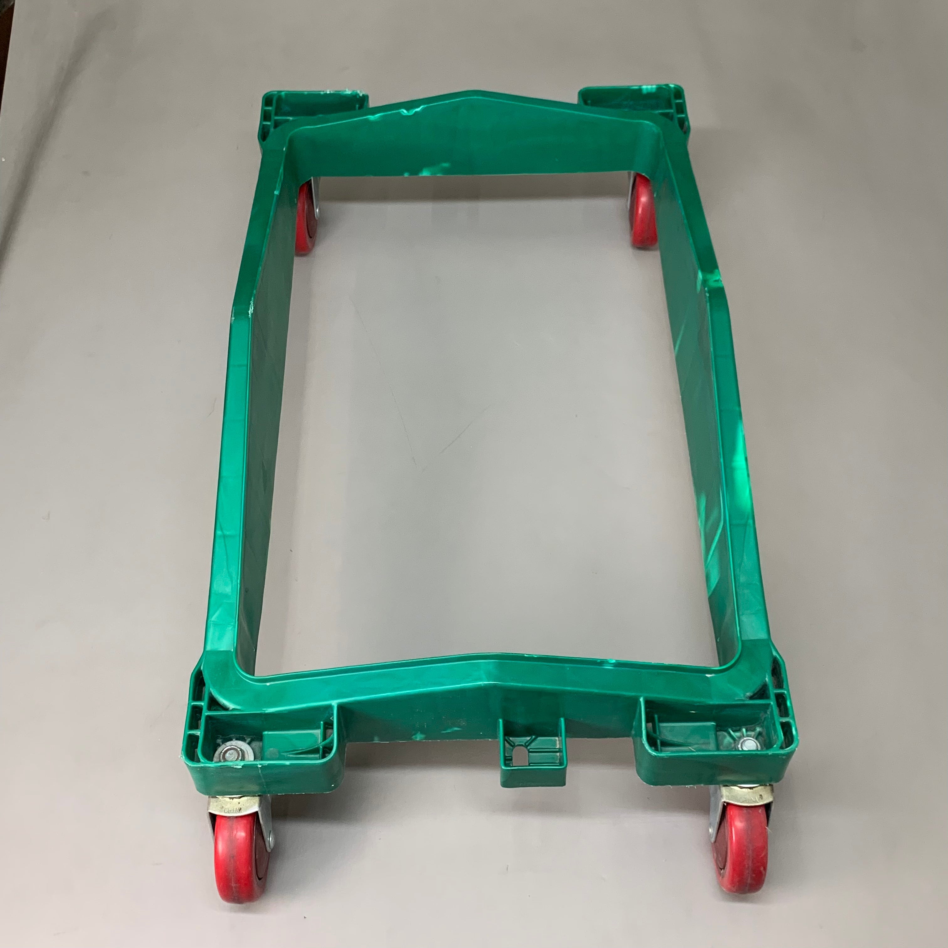ALL AMERICAN Food Service Rolling Cart Dolly Green 19" X 32" (Used)