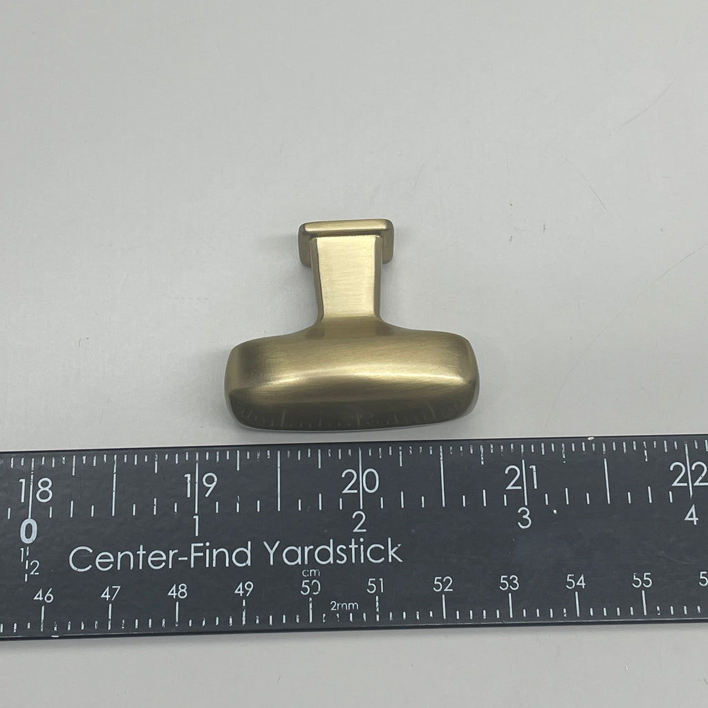 BERENSON (25 PK) Subtle Surge Modern Brushed Gold Knob 1240-1MDB-P