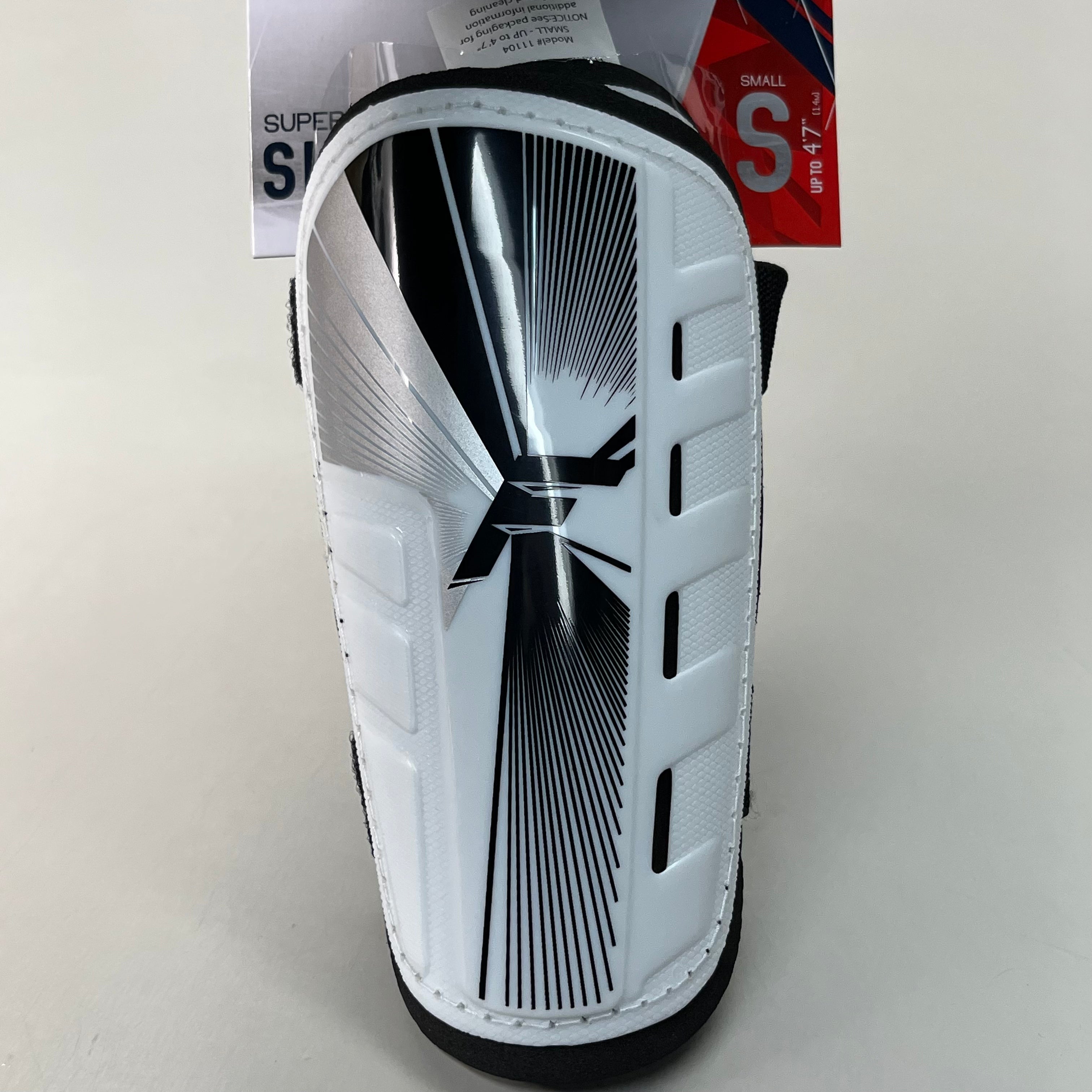 FRANKLIN 2-PACK Superlight Shinguards Sz Small up to 4'7" (1.4m) White 11104