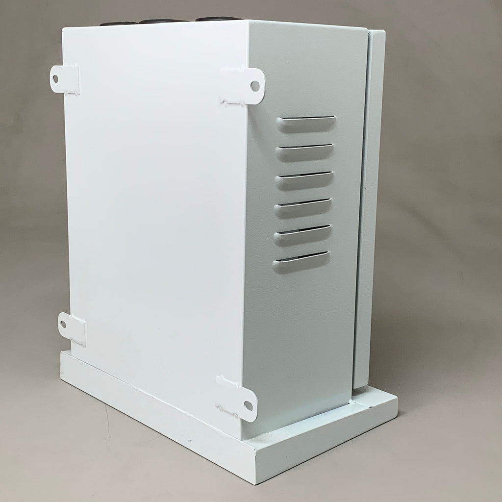 VEVOR RV Power Outlet Box Triplex Outlet Indoor/Outdoor 13.5" x 12" Grey XD-010 AS-IS