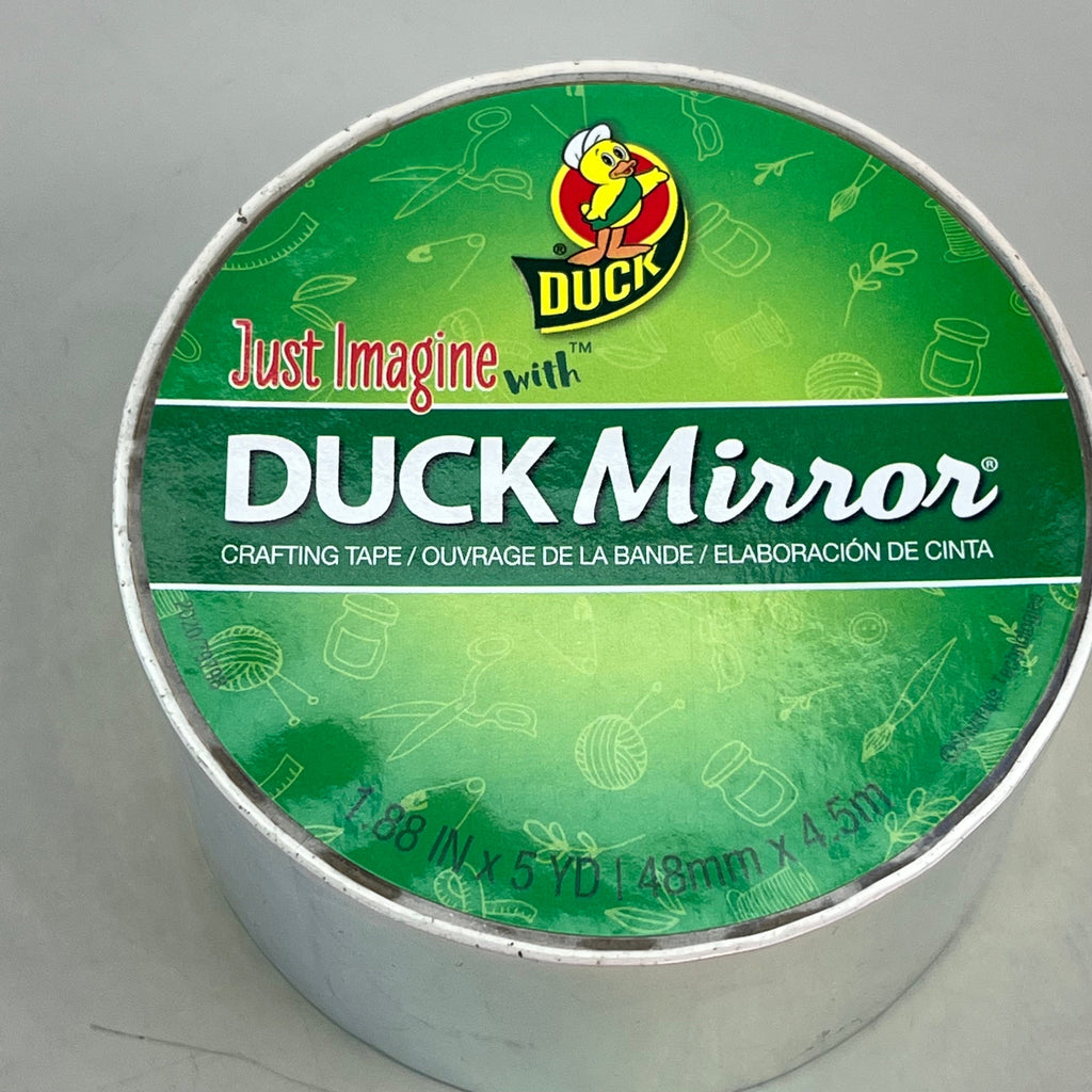 SHURTAPE Duck Craft 4 Rolls of White Mirror Crafting Tape 1.88" X 5 YD 285281