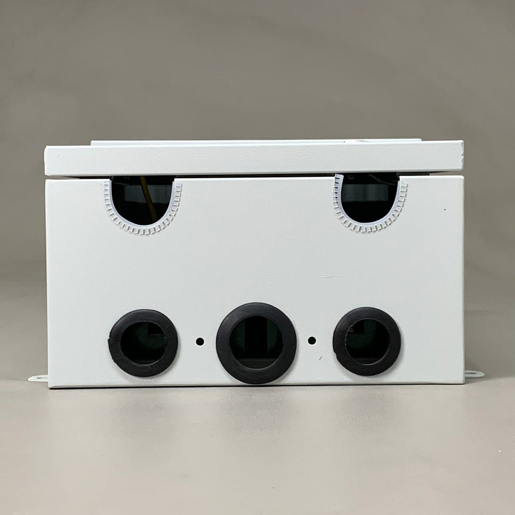 VEVOR RV Power Outlet Box Triplex Outlet Indoor/Outdoor 13.5" x 12" Grey XD-010 AS-IS