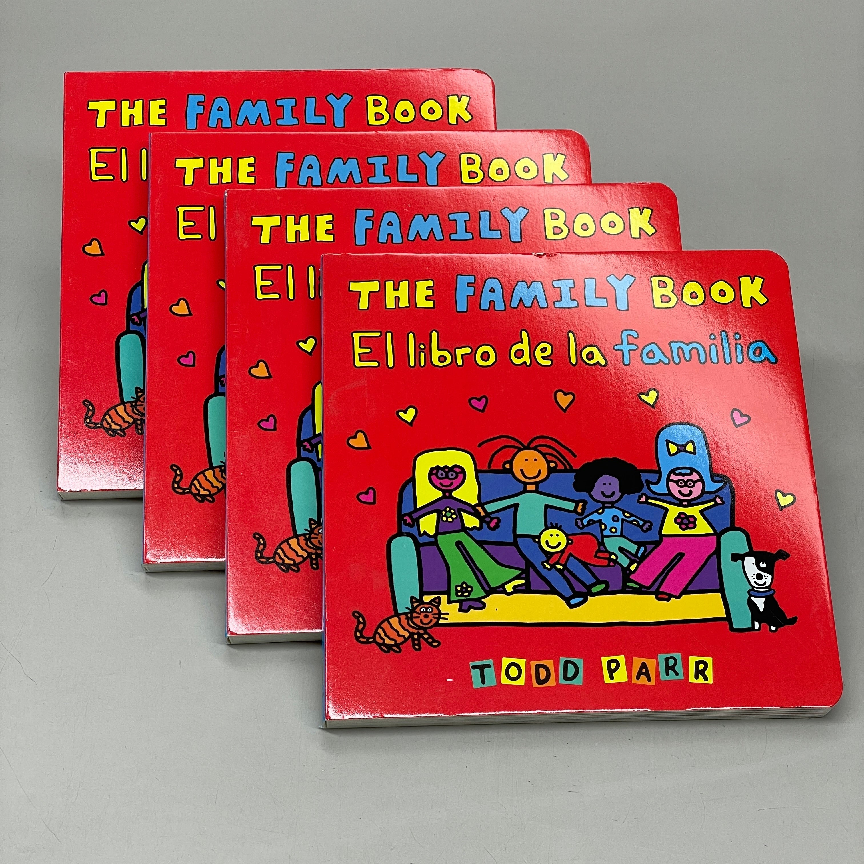 THE FAMILY BOOK EL LIBRO DE LA FAMILIA (Lot of 4) By Todd Parr