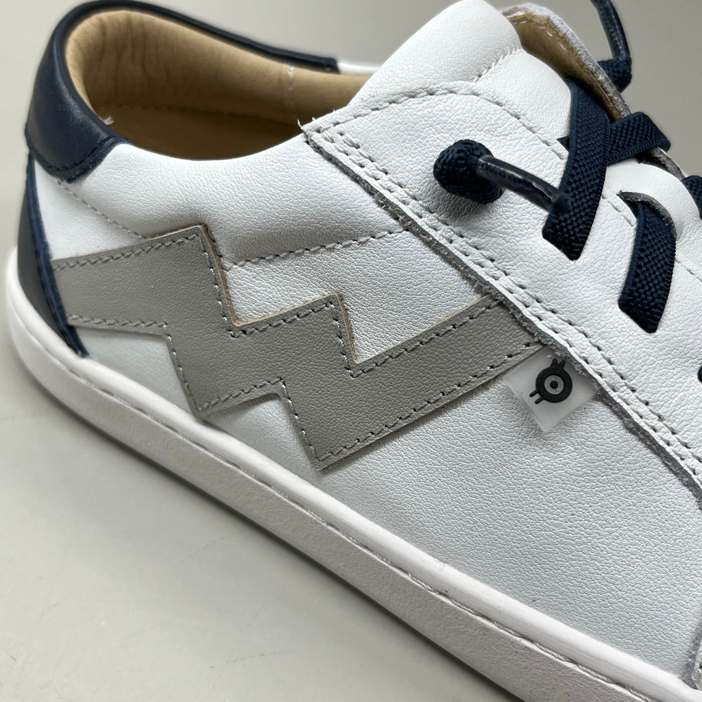OLD SOLES Bolty Jogger Sneakers Kid’s Sz 13.5 EU 31 Snow/Gris/Navy #6155