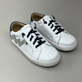 OLD SOLES Bolty Jogger Sneakers Kid’s Sz 13.5 EU 31 Snow/Gris/Navy #6155