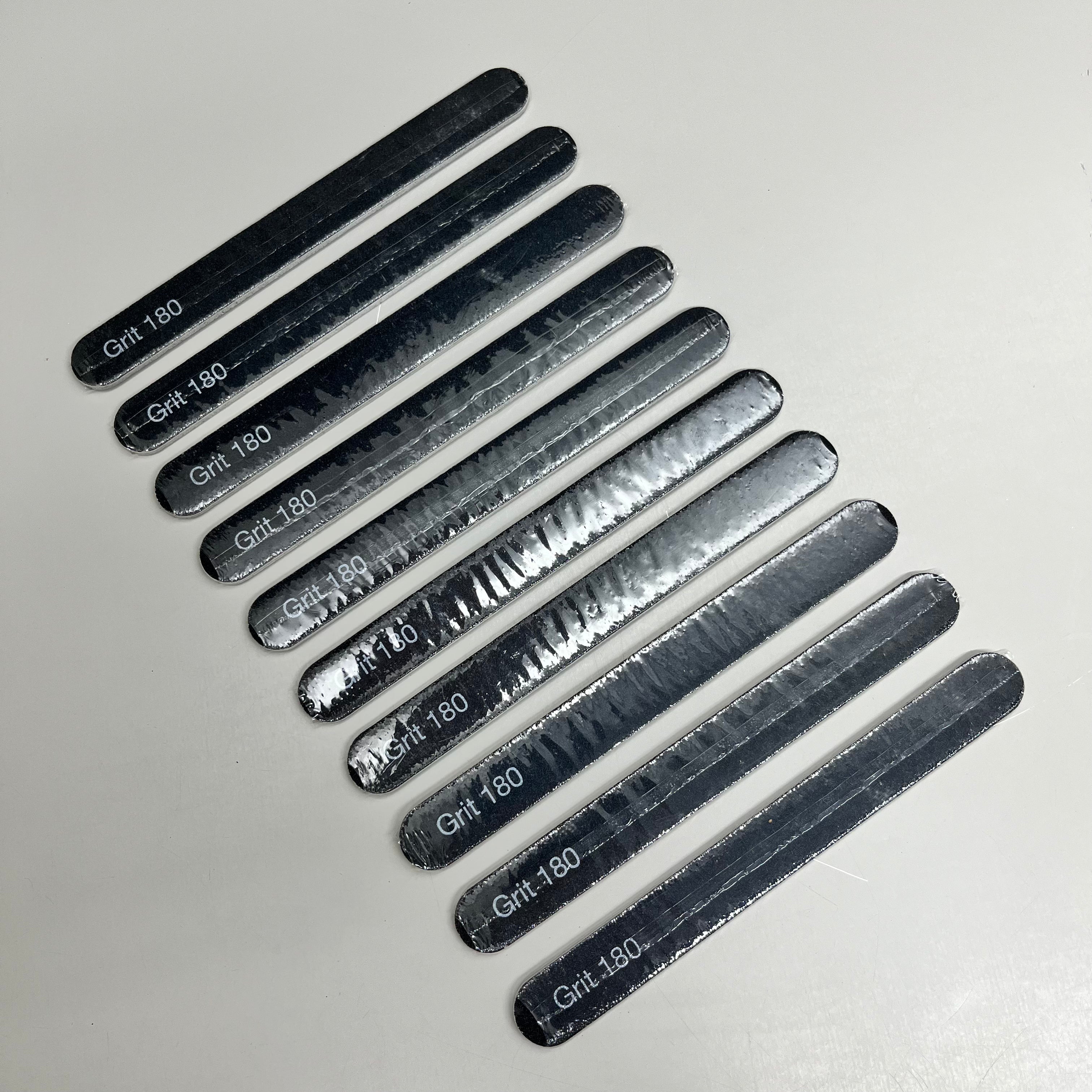 WALGREENS (10 PACK) Grit 100 Black Salon Board File 7" Black WIC 254458