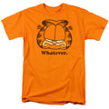 Garfield Whatever Mens T Shirt Orange Officially Licensed