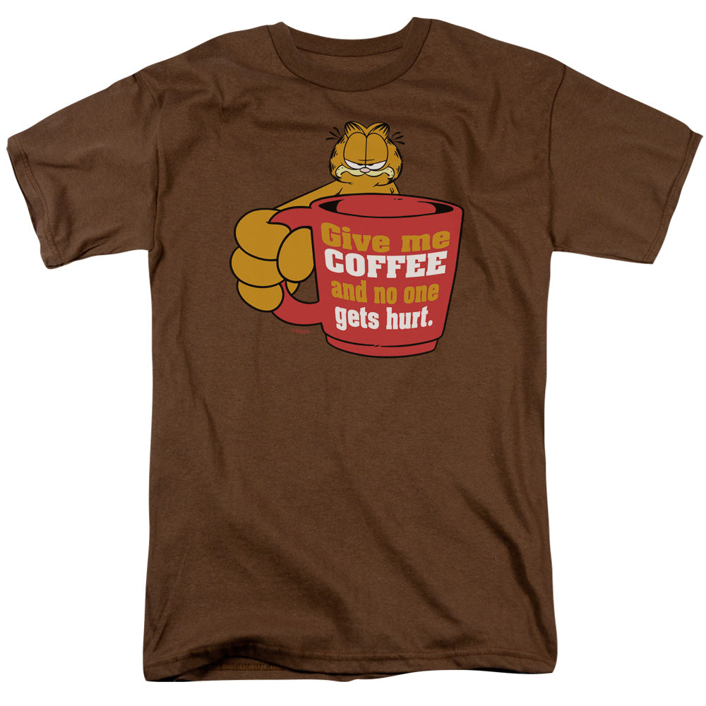 Garfield Give Me Coffee Mens T Shirt Coffee Officially Licensed