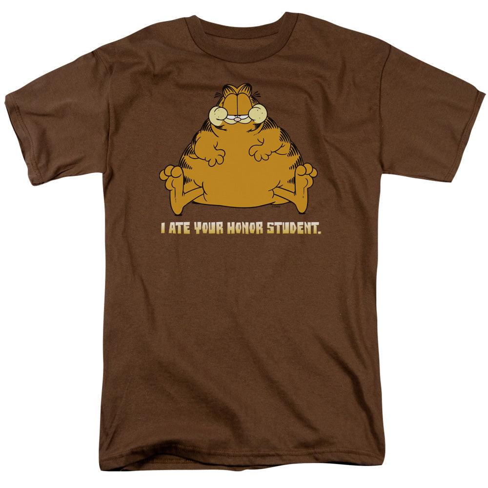 Garfield I Ate Your Honor Student Mens T Shirt Coffee Officially Licensed