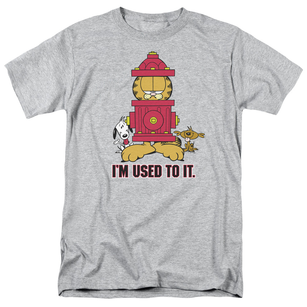 Garfield Im Used To It Mens T Shirt Athletic Heather Officially Licensed
