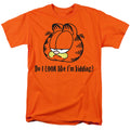 Garfield Do I Look Like Im Kidding Mens T Shirt Orange Officially Licensed