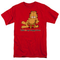Garfield Happy Face Mens T Shirt Red Officially Licensed